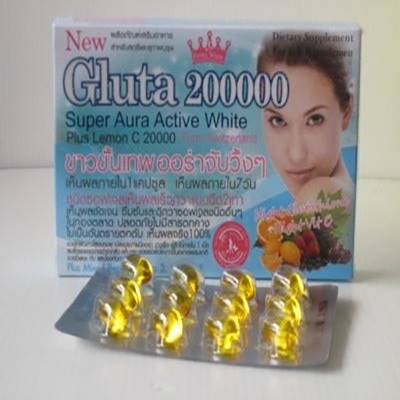 Gluta 200000 Mg Skin Whitening 12 Softgel