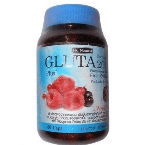 Gluta 20000 mg Glutathione Skin Whitening 60 Softgel