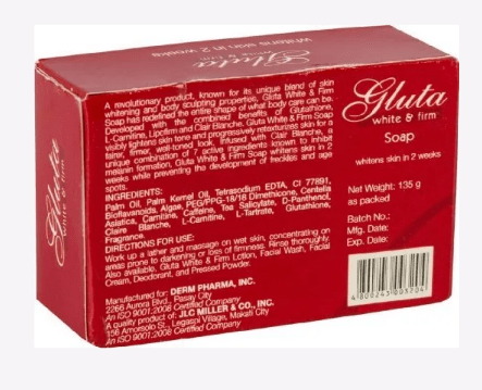 Gluta White and Firm Glutathione Soap 135 gm