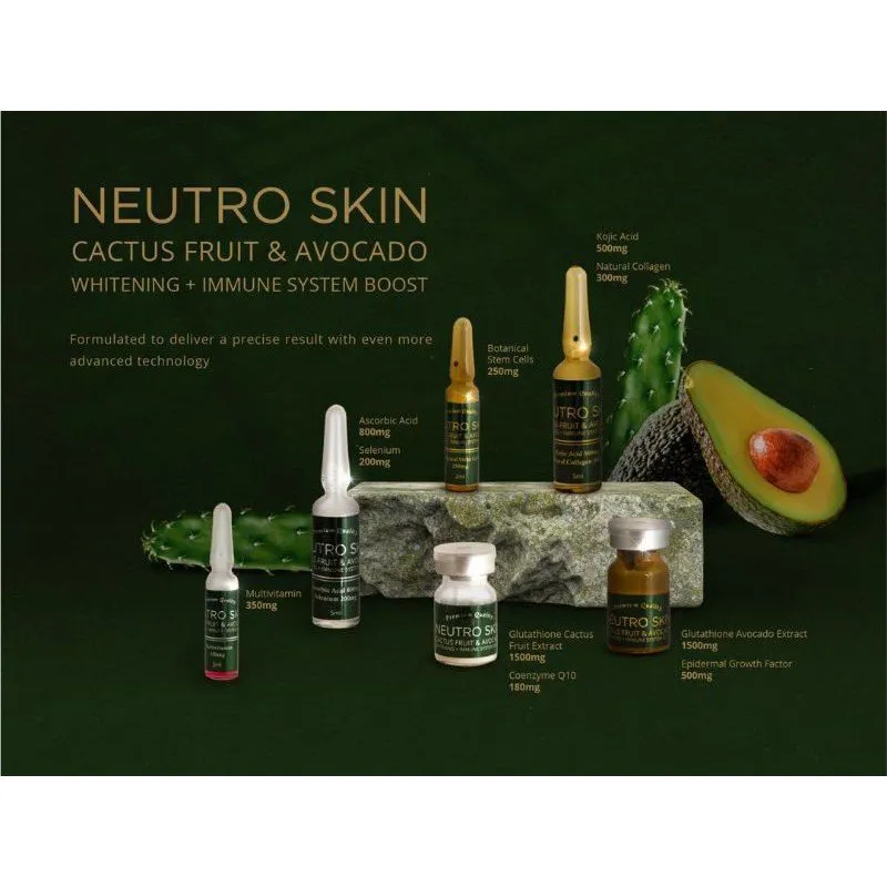 Neutro Skin Cactus fruit and avocado Glutathione Injections