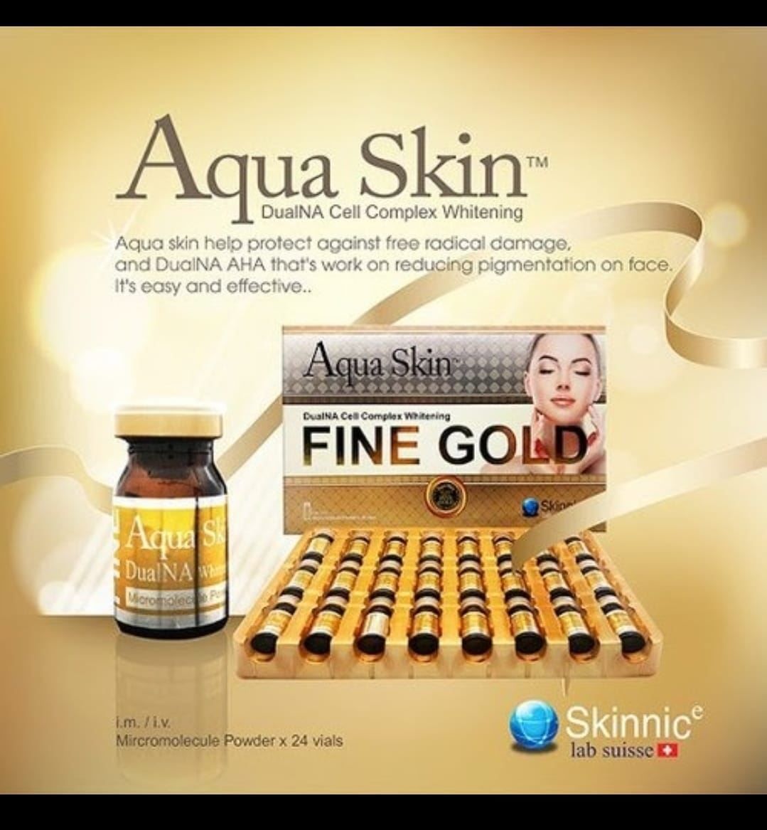 Aqua Skin Fine Gold DualNa Cell Complex Glutathione Skin Whitening