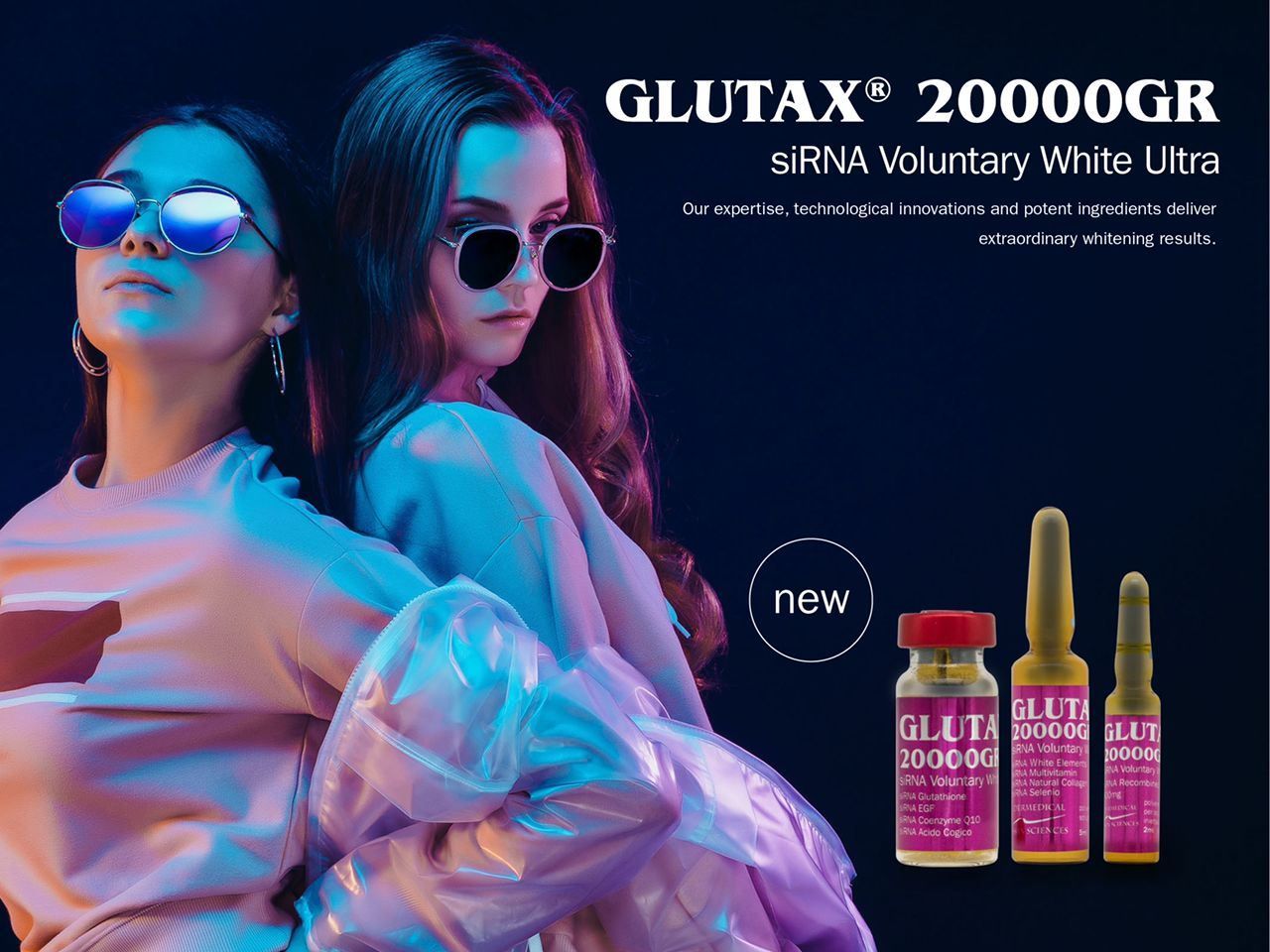 glutathione 20000gs GLUTAX 20000GR siRNA skin whitening Glutathione Injections