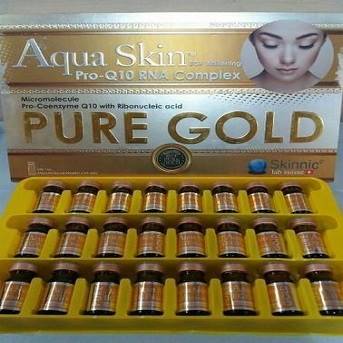 Aqua Skin Pro Q10 RNA Complex Pure Gold Glutathione Skin Whitening