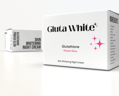 Gluta white Glutathione Pinkish Glow Skin Whitening Night Cream 30 gm