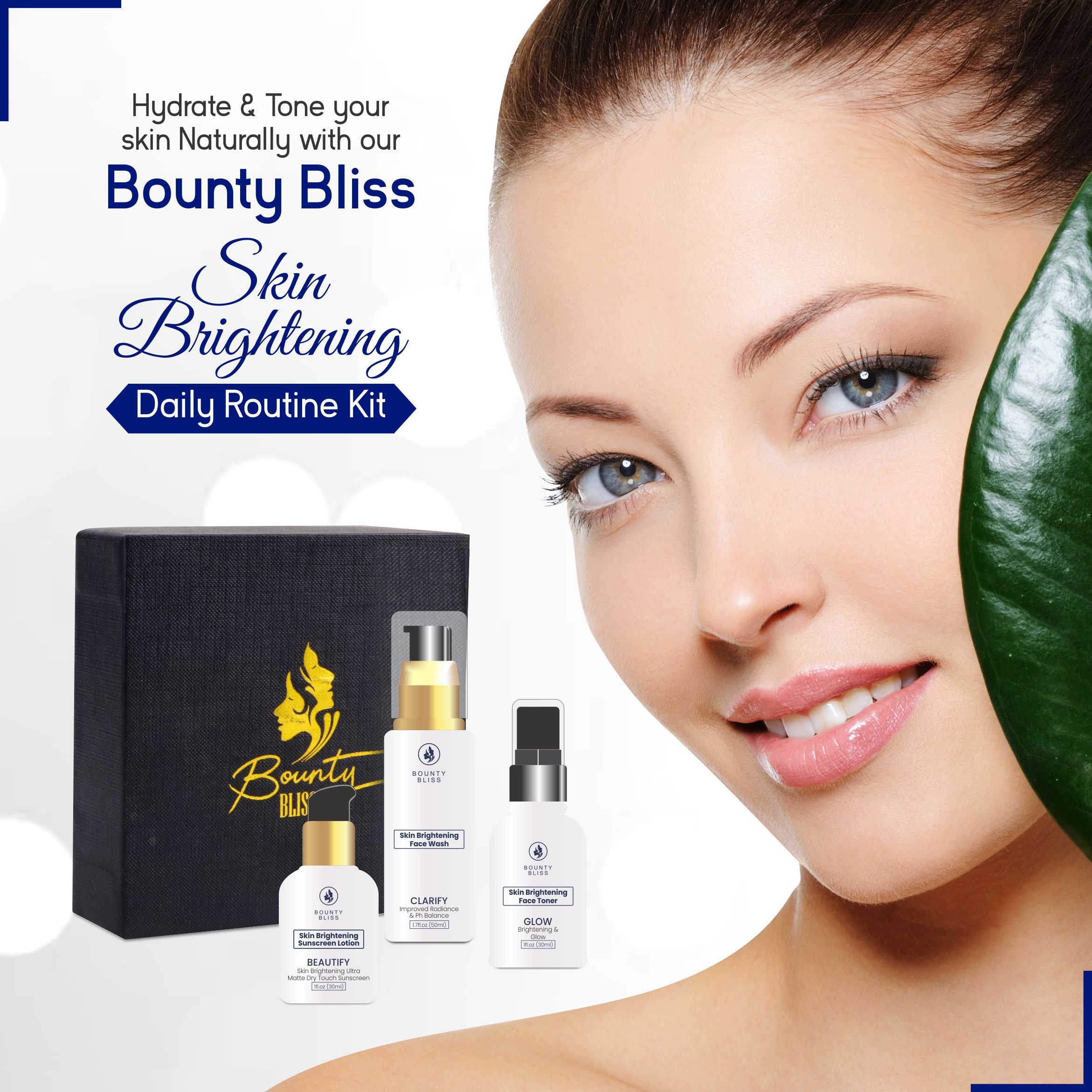 Bounty Bliss Skin Whitening Daily Routine Kit