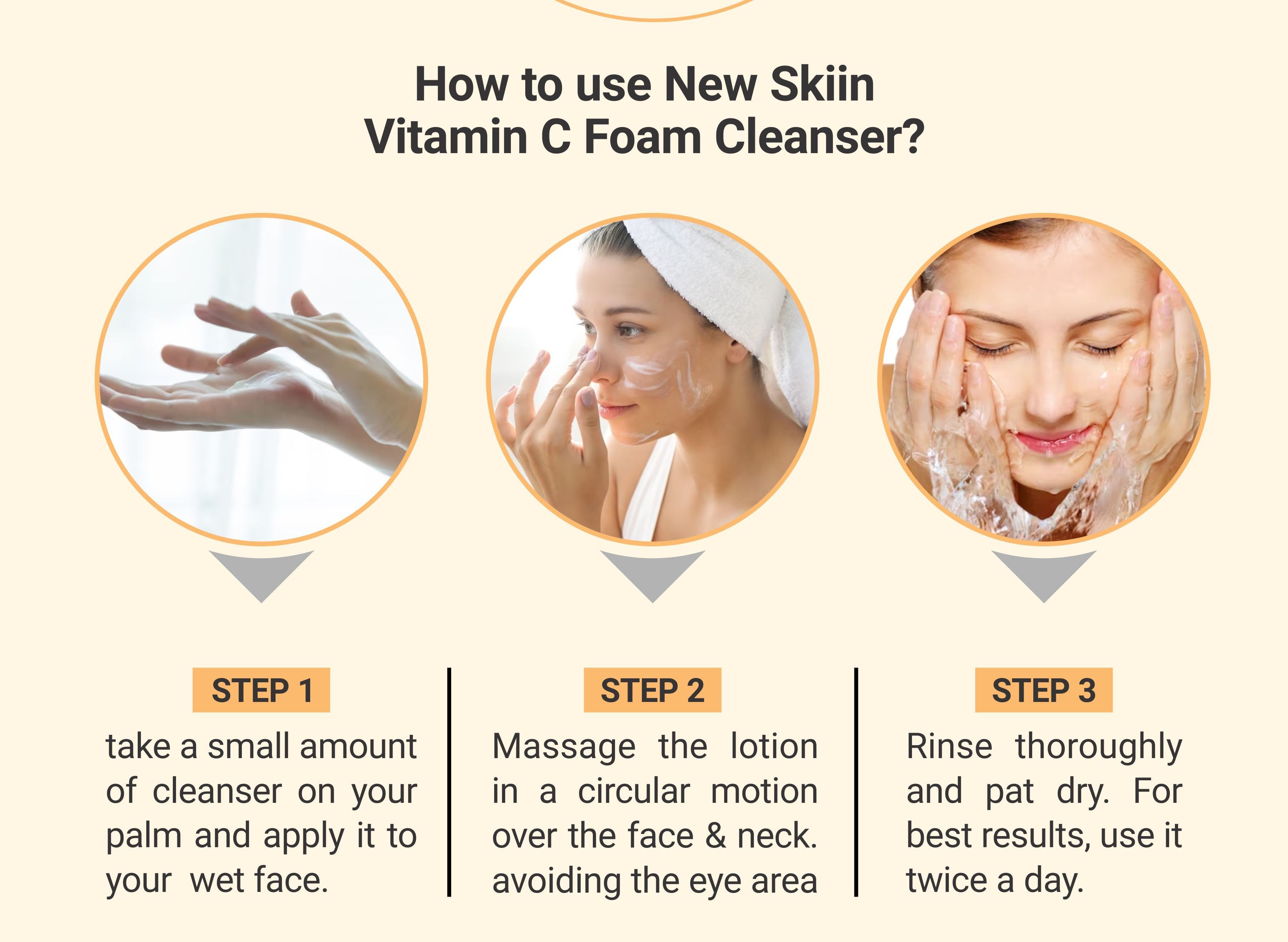 New Skiin Vitamin C Foam Cleanser