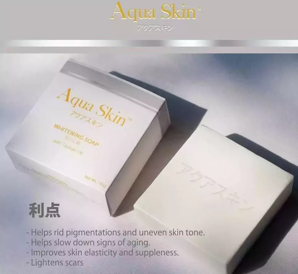 Aqua skin whitening soap