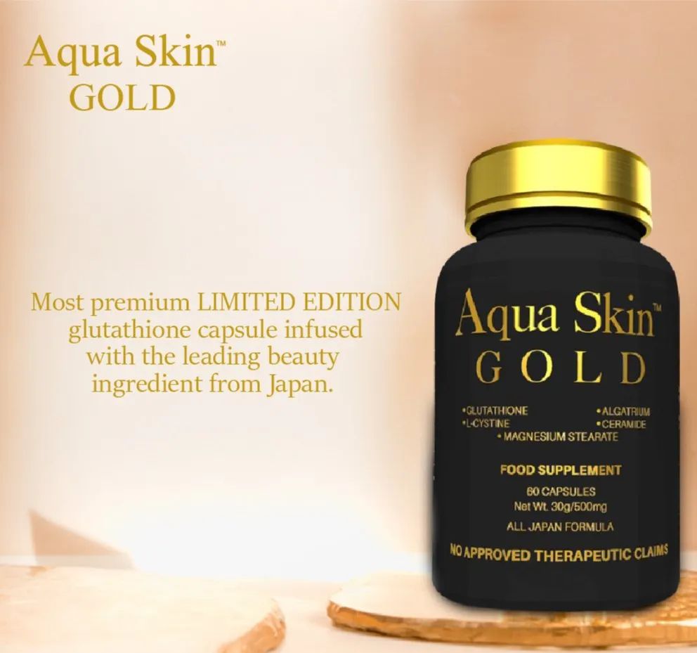 aqua skin glutathione capsule Aqua Skin Gold 60 Caps