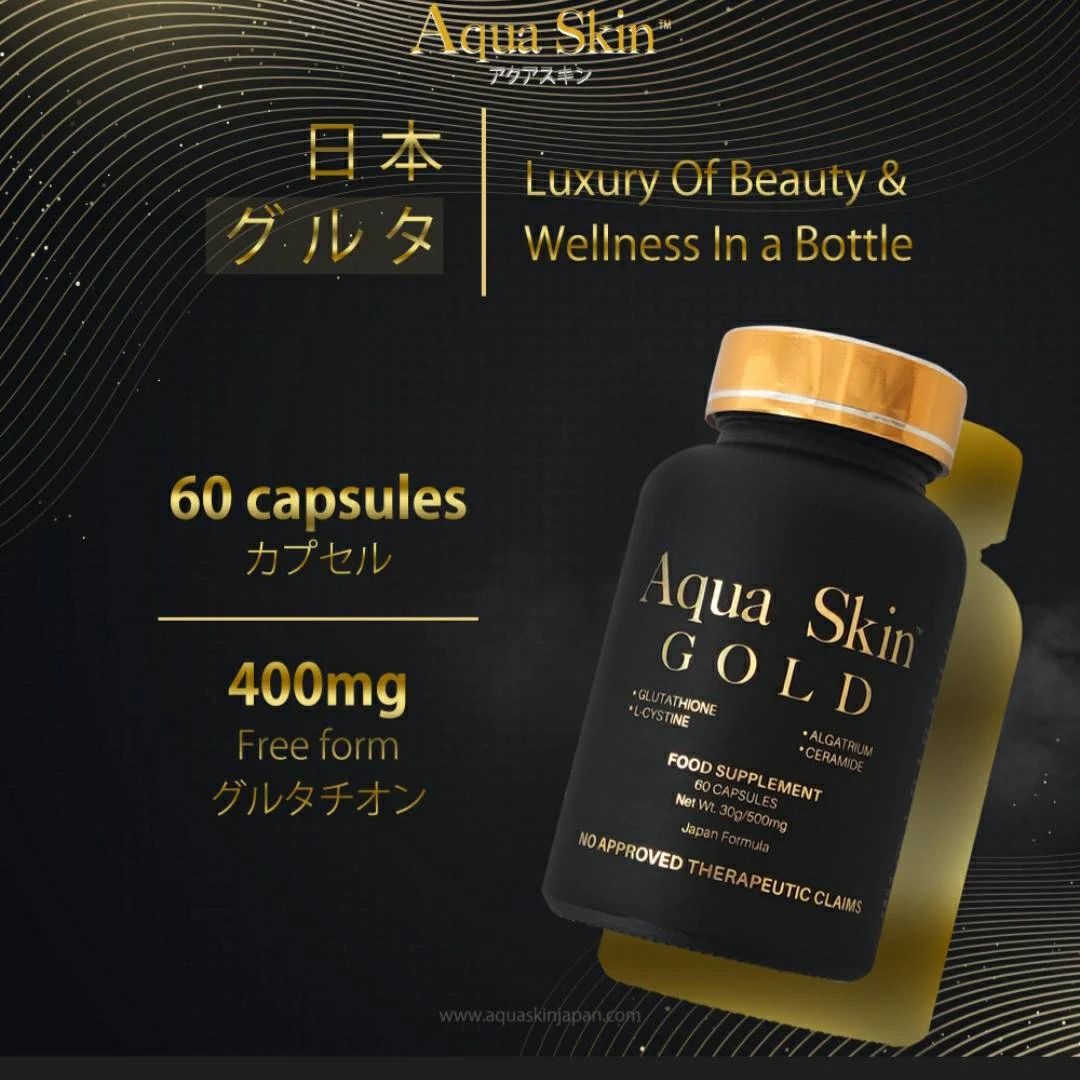 aqua skin gold glutathione Aqua Skin Gold 60 Caps