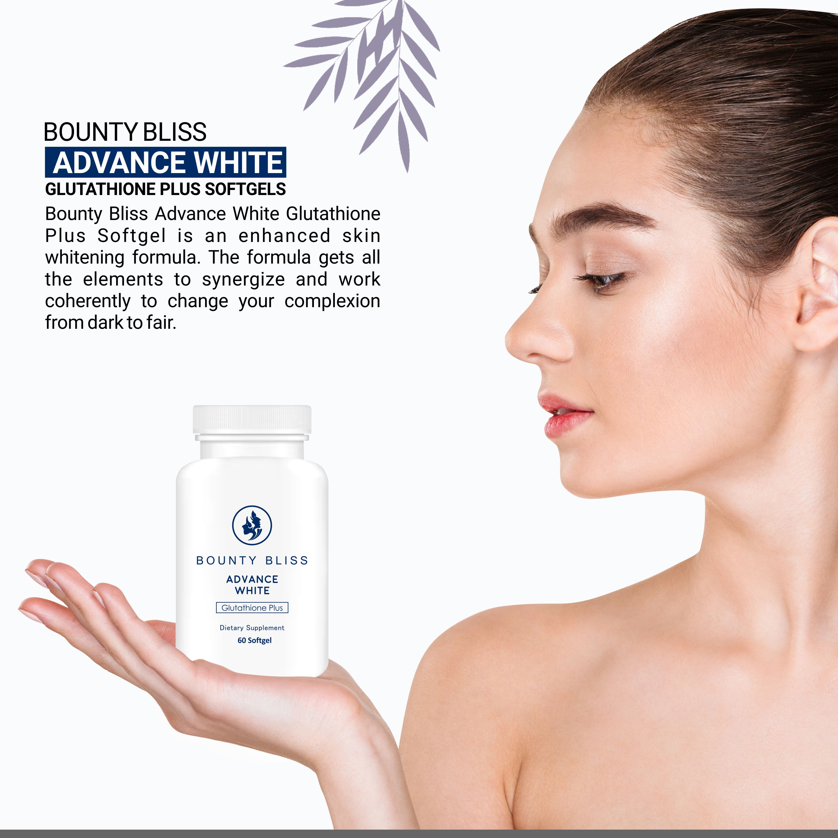 white glutathione plus Bounty Bliss Advance White Glutathione Plus 60 Softgels