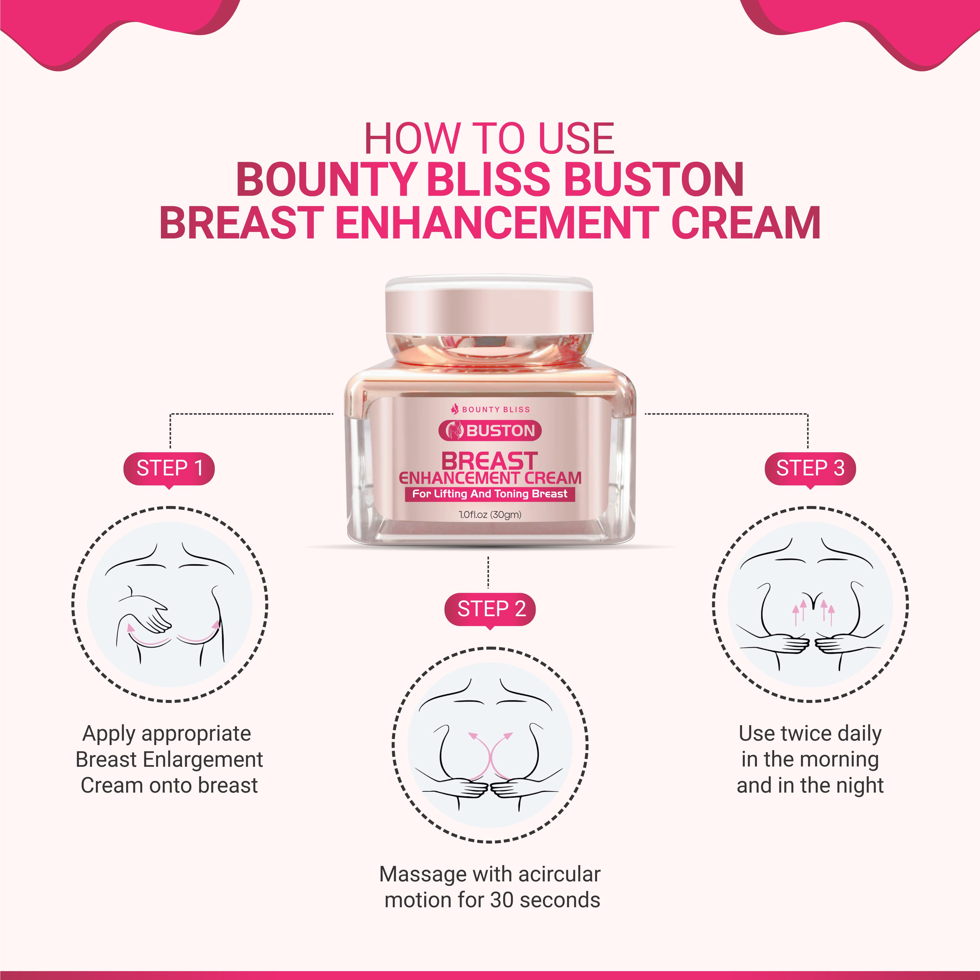 Bounty Bliss BUSTON Breast Enlargment Cream