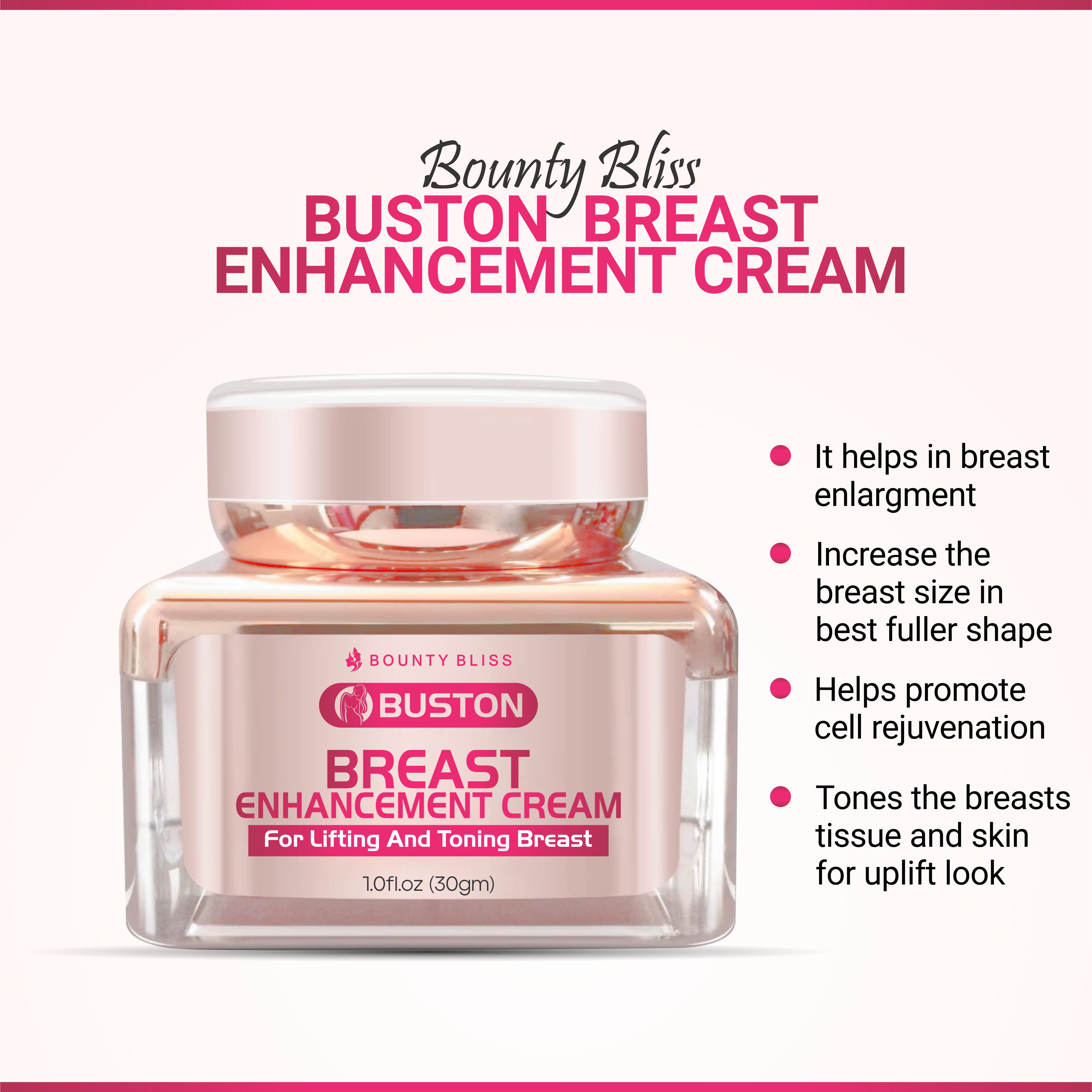 Bounty Bliss BUSTON Breast Enlargment Cream