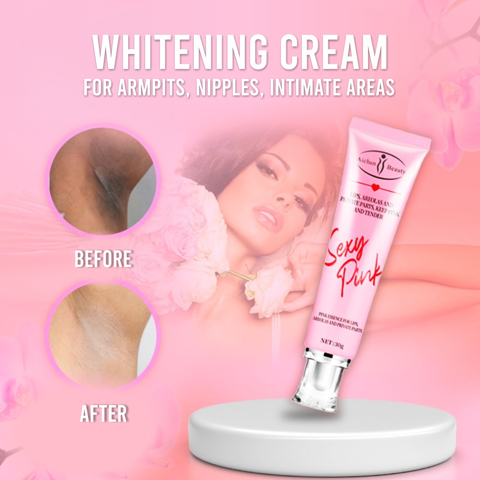 Aichun Sexy Pink Intimate Areola Lips Private Part Serum