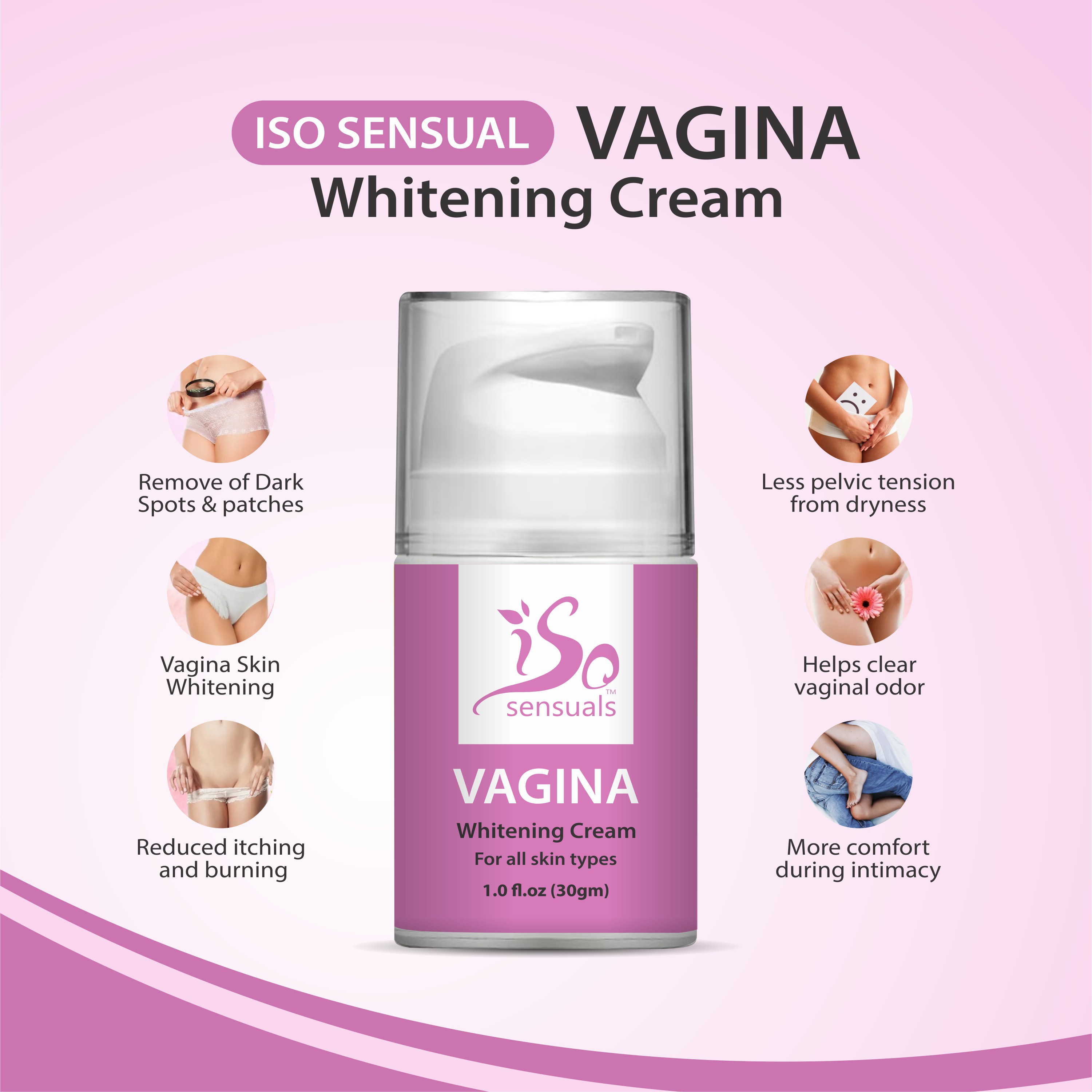 ISO Sensual Vagina Whitening Cream -30gm