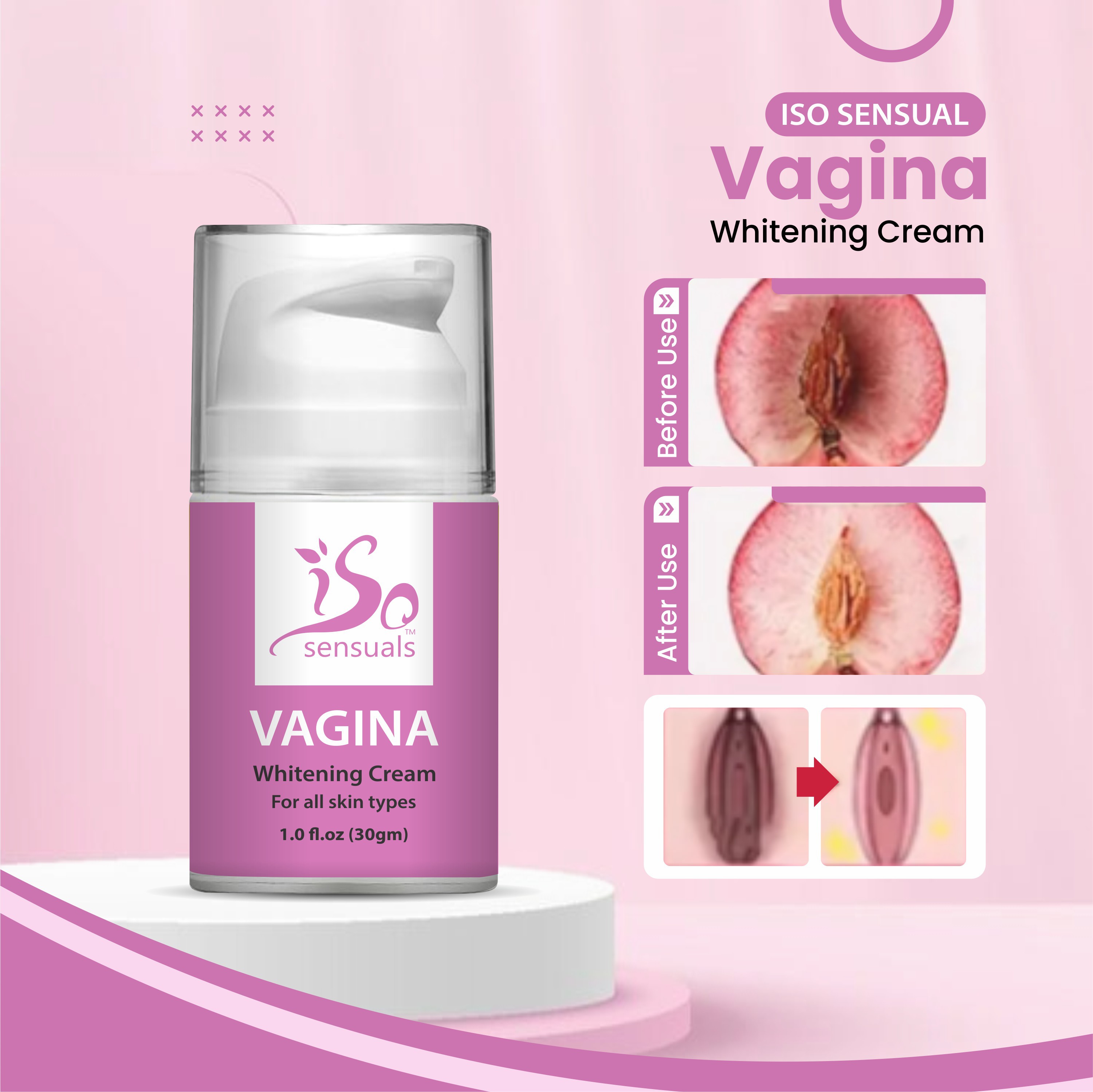 ISO Sensual Vagina Whitening Cream -30gm