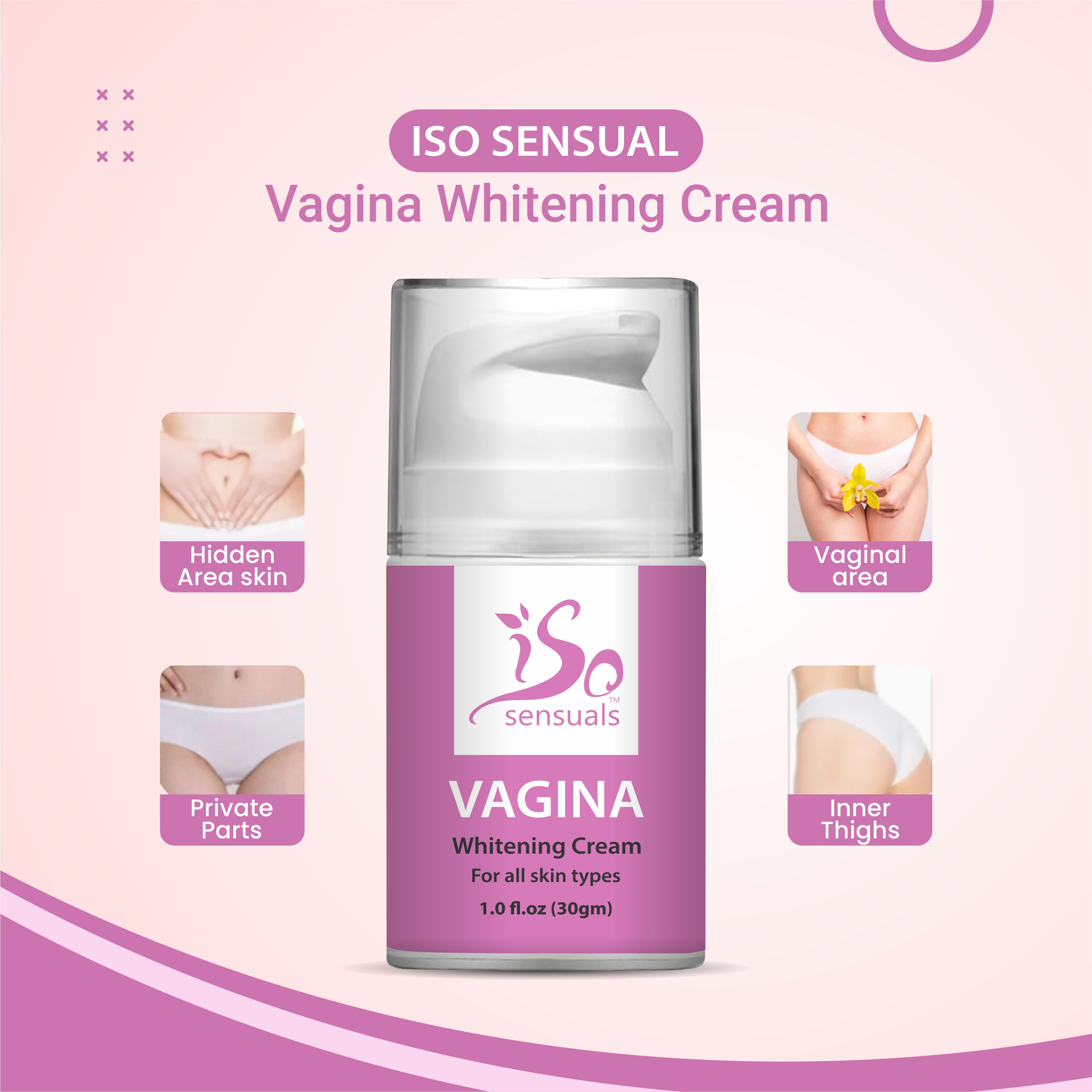 ISO Sensual Vagina Whitening Cream -30gm