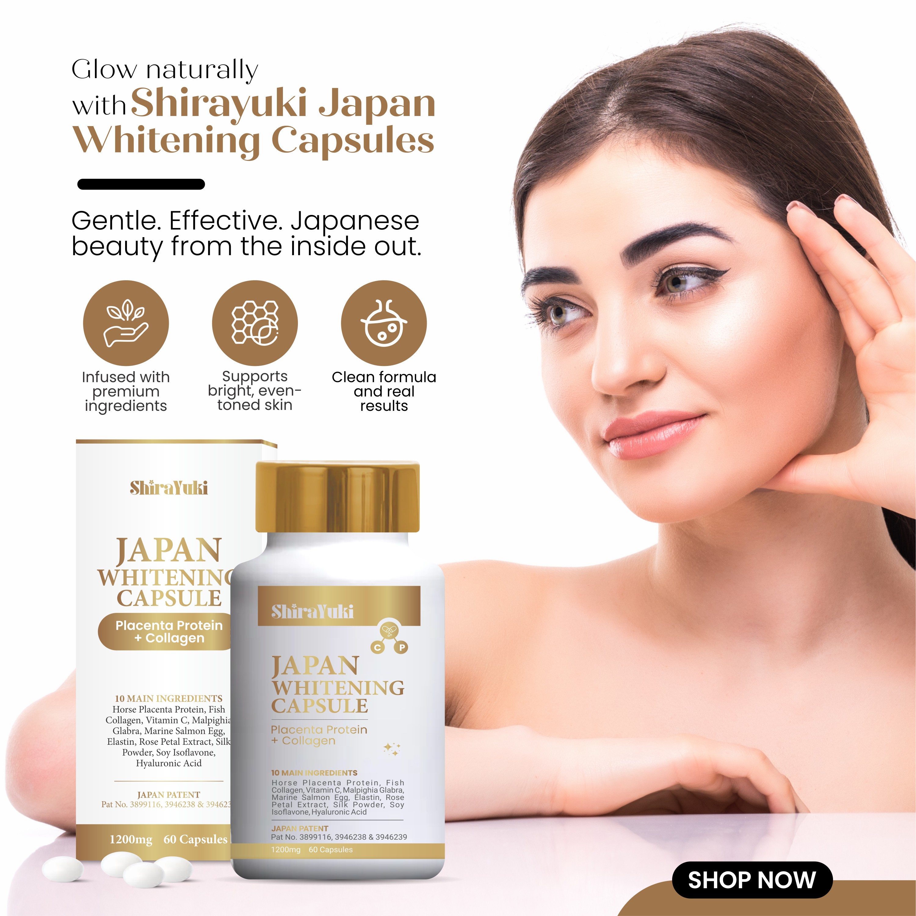 shirayuki glutathione review Japan Whitening Age_30s