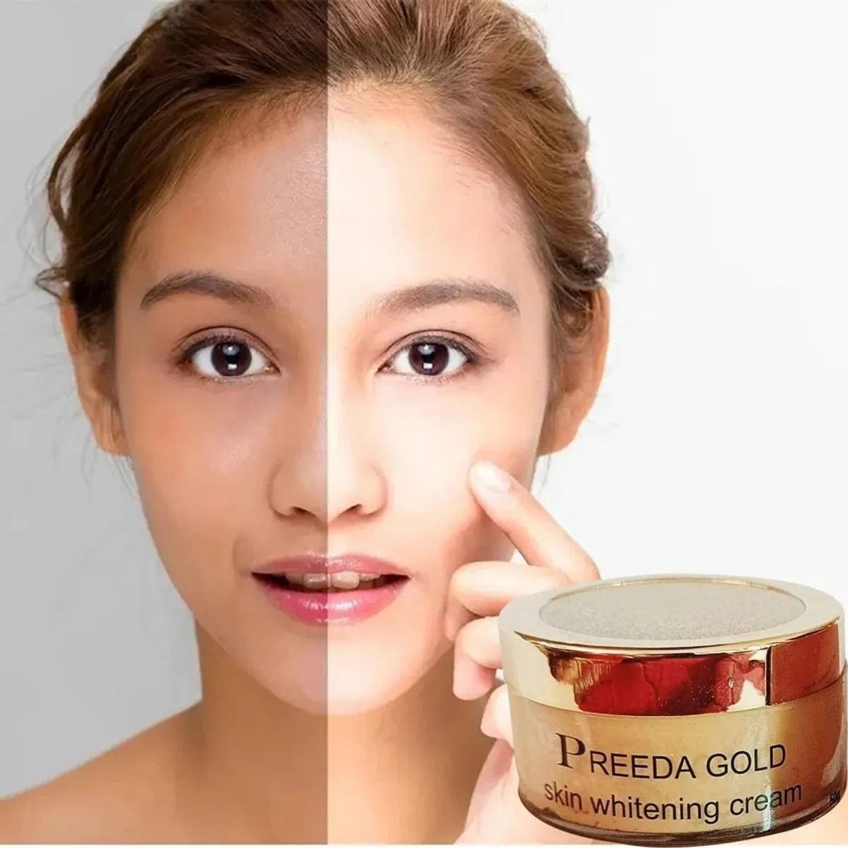 Preeda Gold Skin Whitening & Brighting Glutathione Day Cream For Men & Women 30 Gm