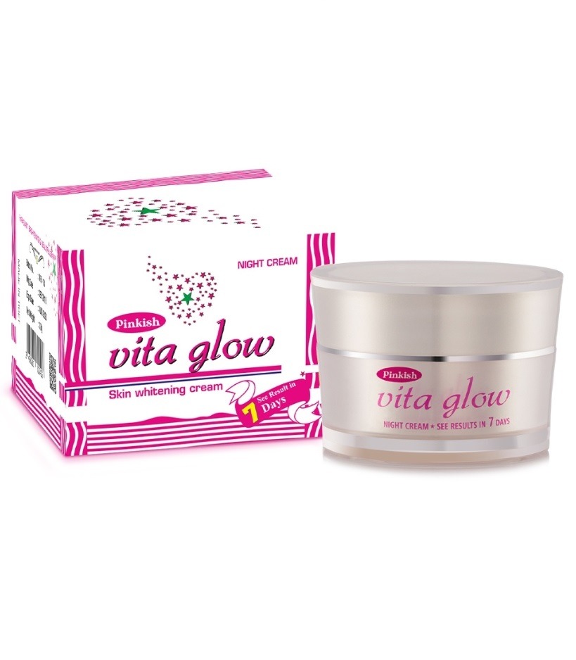Pinkish Vita Glow Skin Whitening Cream 30g,